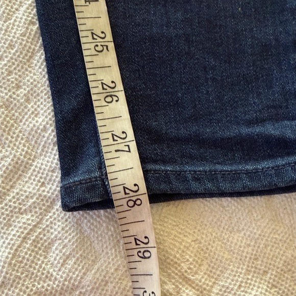 Paige Verdugo Ankle Skinny Dark Rinse Stretch Jeans Waist 30 - Picture 11 of 12